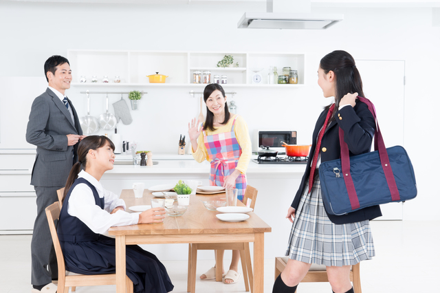 とある中学生と高校生の写真