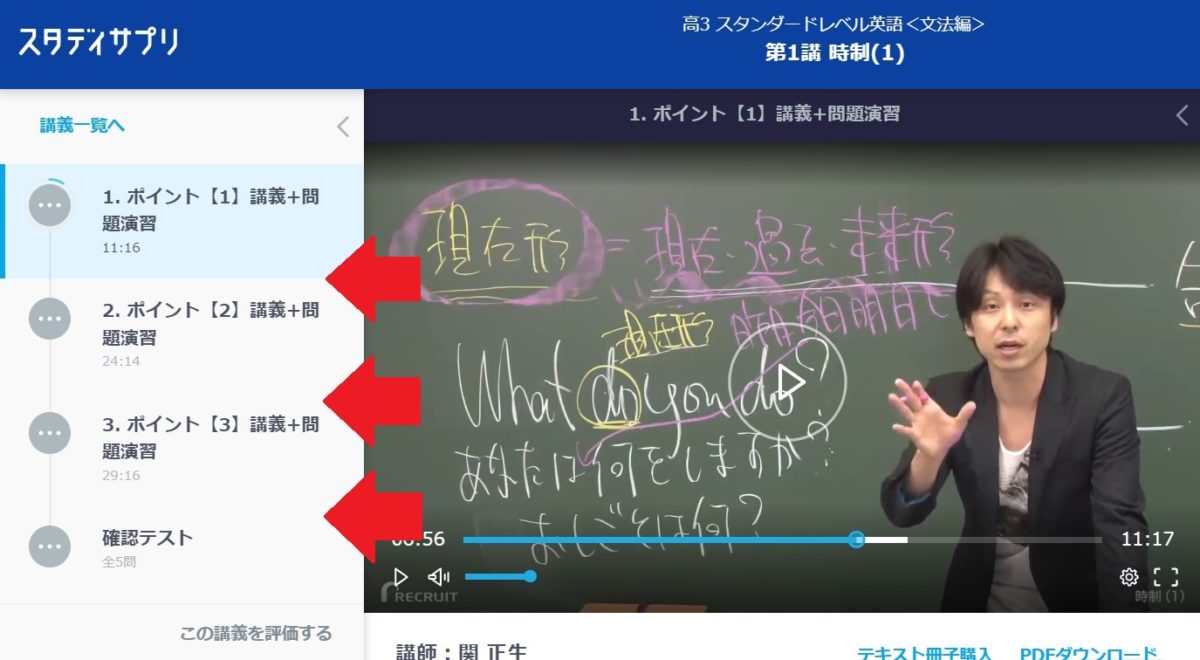 スタディサプリの高3英語は文法編から！関正生先生の授業を受けよう