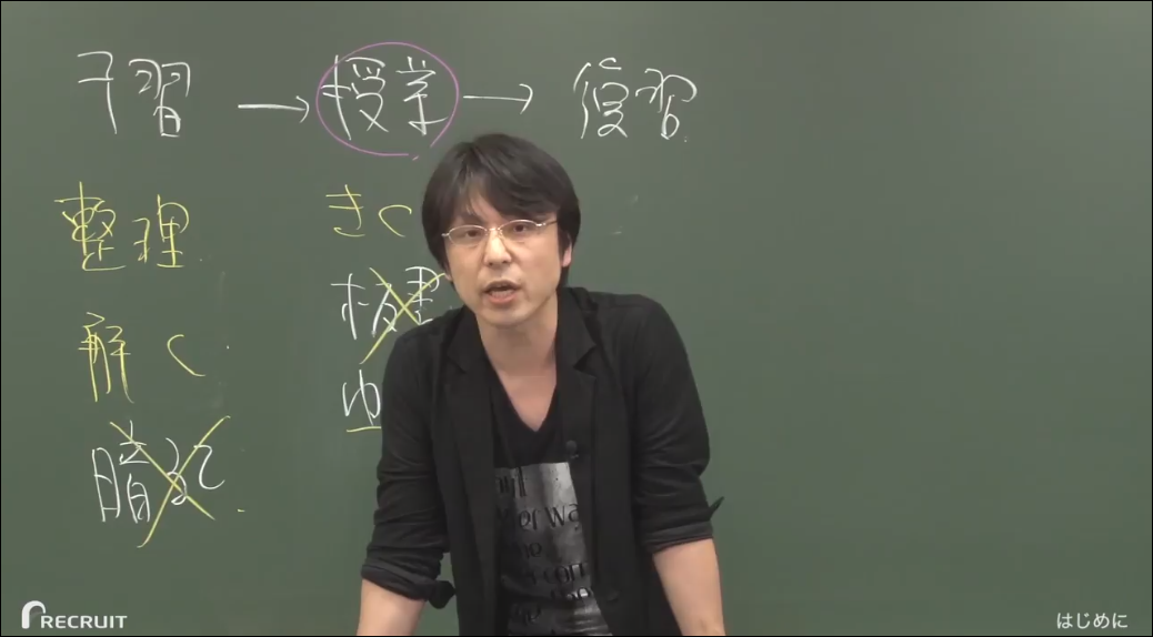 関正生先生が文法編の予習と復習について語る場面