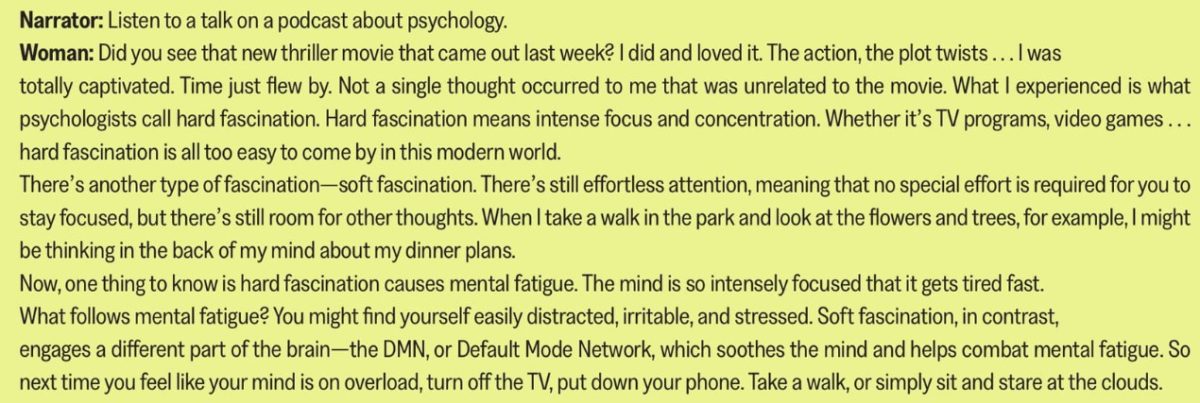 Listen to an Academic Talk