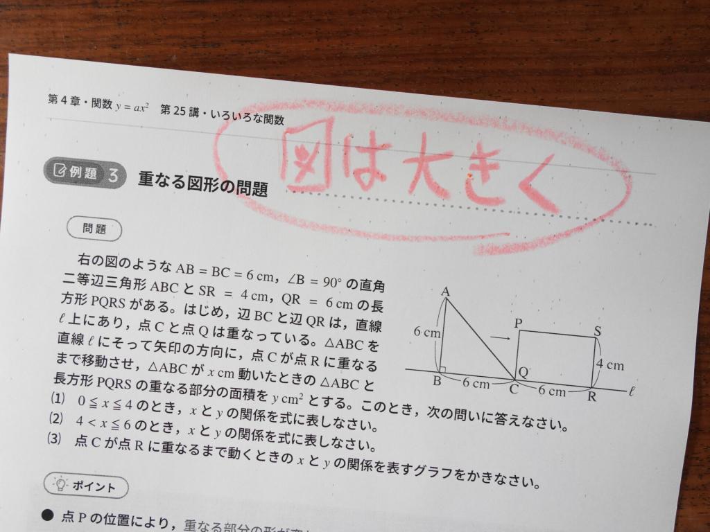 スタディサプリのテキストに書いた注意事項