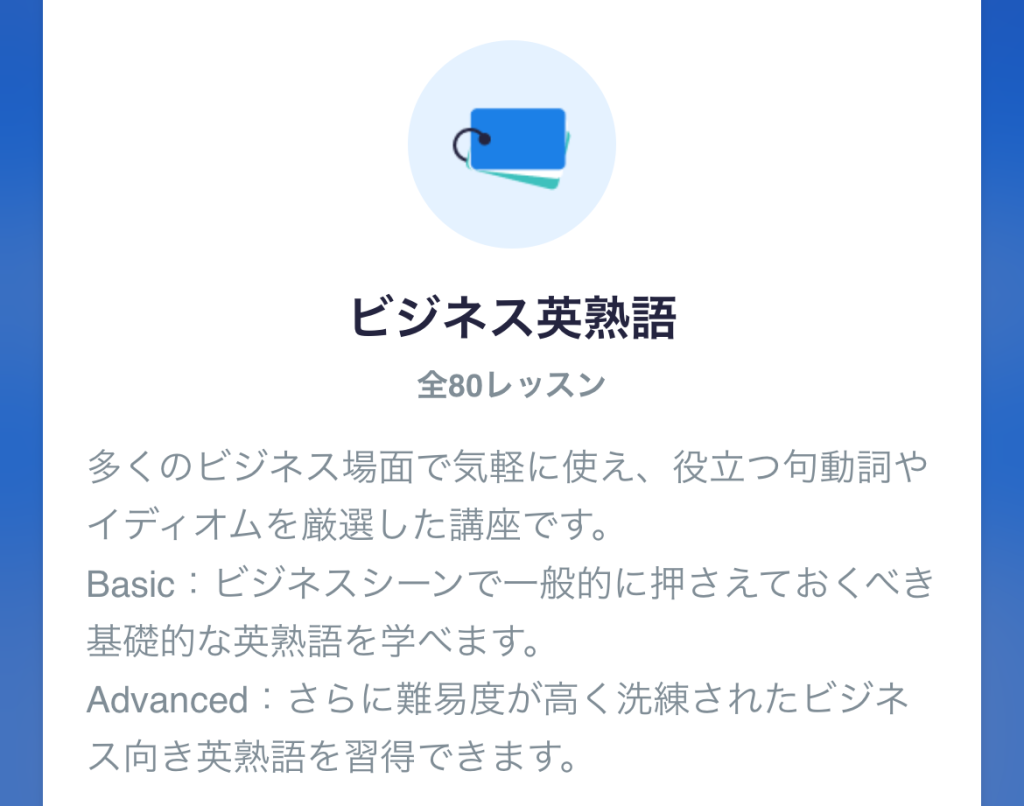 ビジネス英熟語の概要