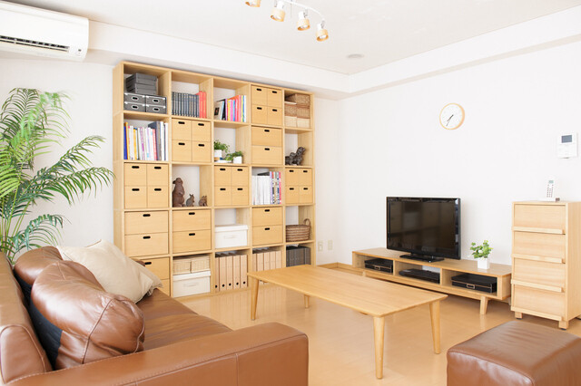 家族が集まるリビングルーム