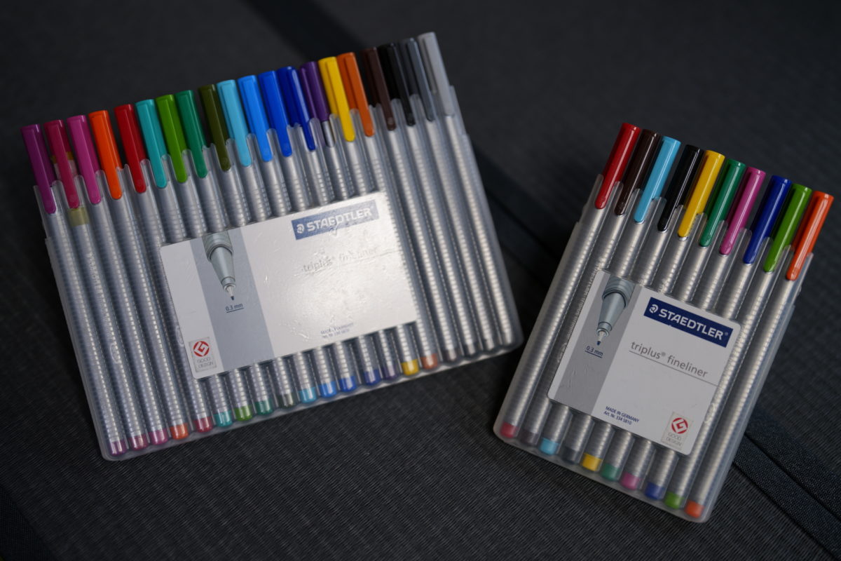 ステッドラー社のトリプラス2種の比較