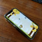 iphoneでスタサプKidsのゲームをしている様子