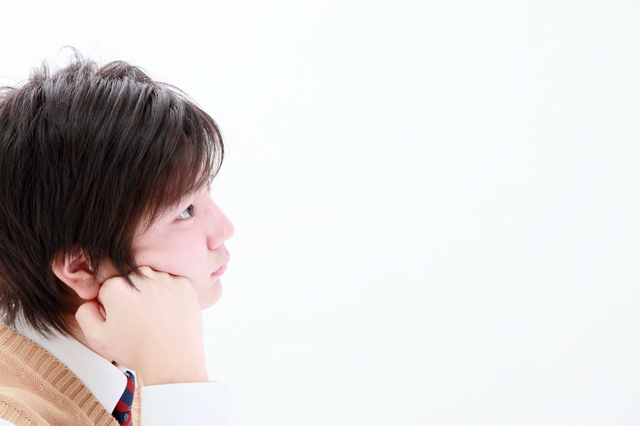 集中している学生