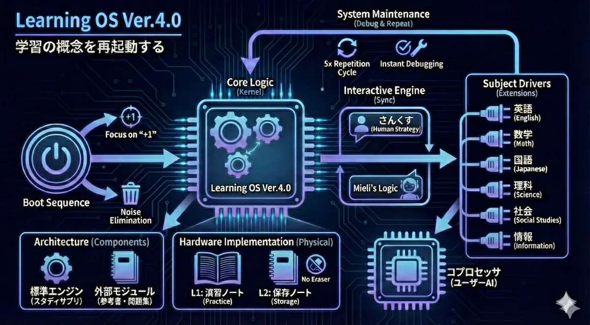 当サイトが提唱する王道勉強法の全体像