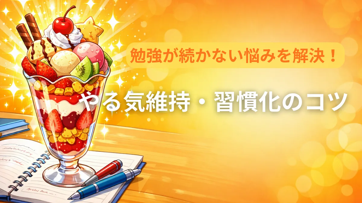 勉強のやる気を維持して習慣化するためのコツ